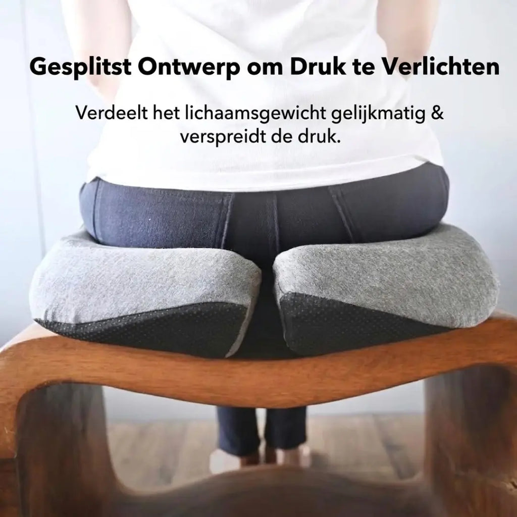 CloudSeat™ – Gepatenteerd Ergonomisch Zitkussen voor Drukverlichting