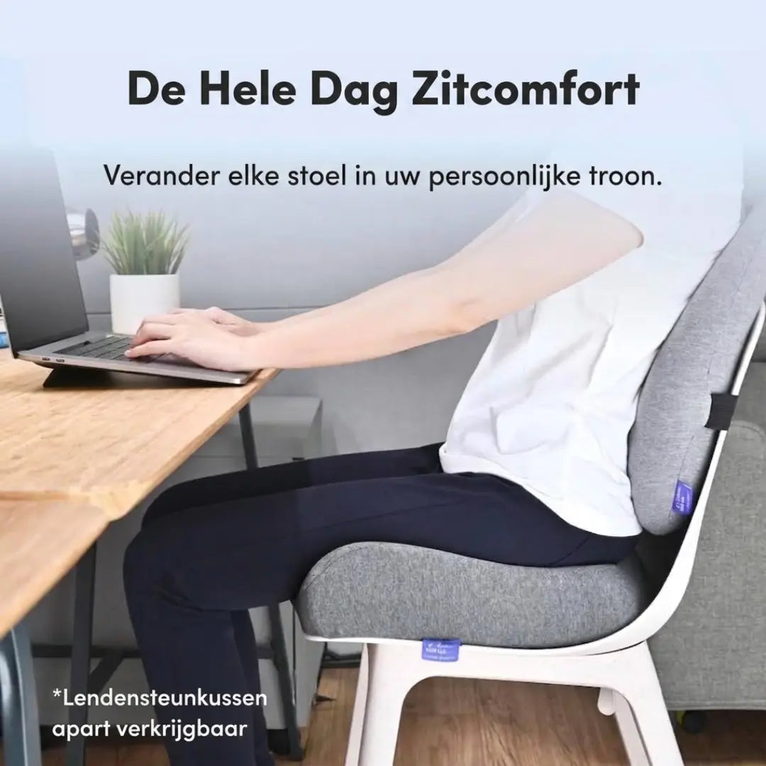 CloudSeat™ – Gepatenteerd Ergonomisch Zitkussen voor Drukverlichting